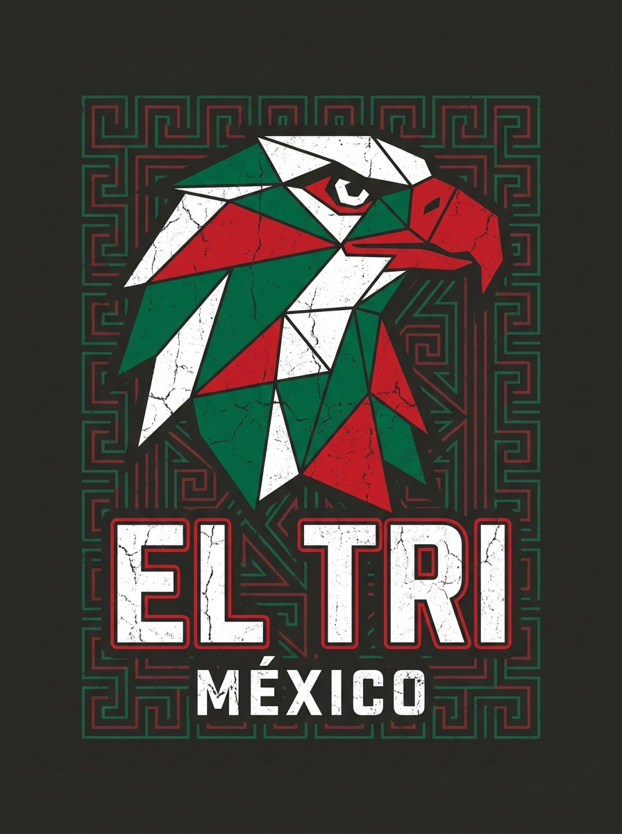 Mexico — Create a vibrant, dynamic fan tee shirt 