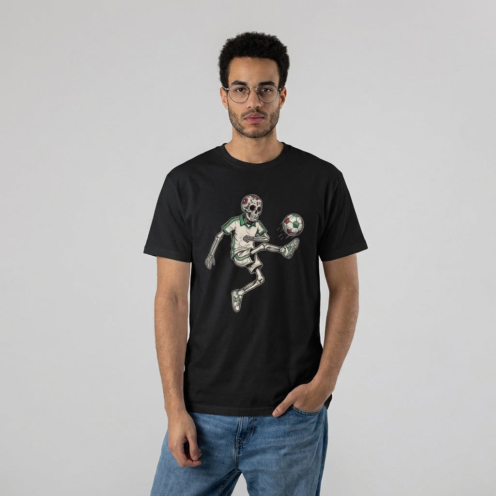 2026 North American Hosts United Football Graphic T-Shirt — Mall Setting Model mockup
